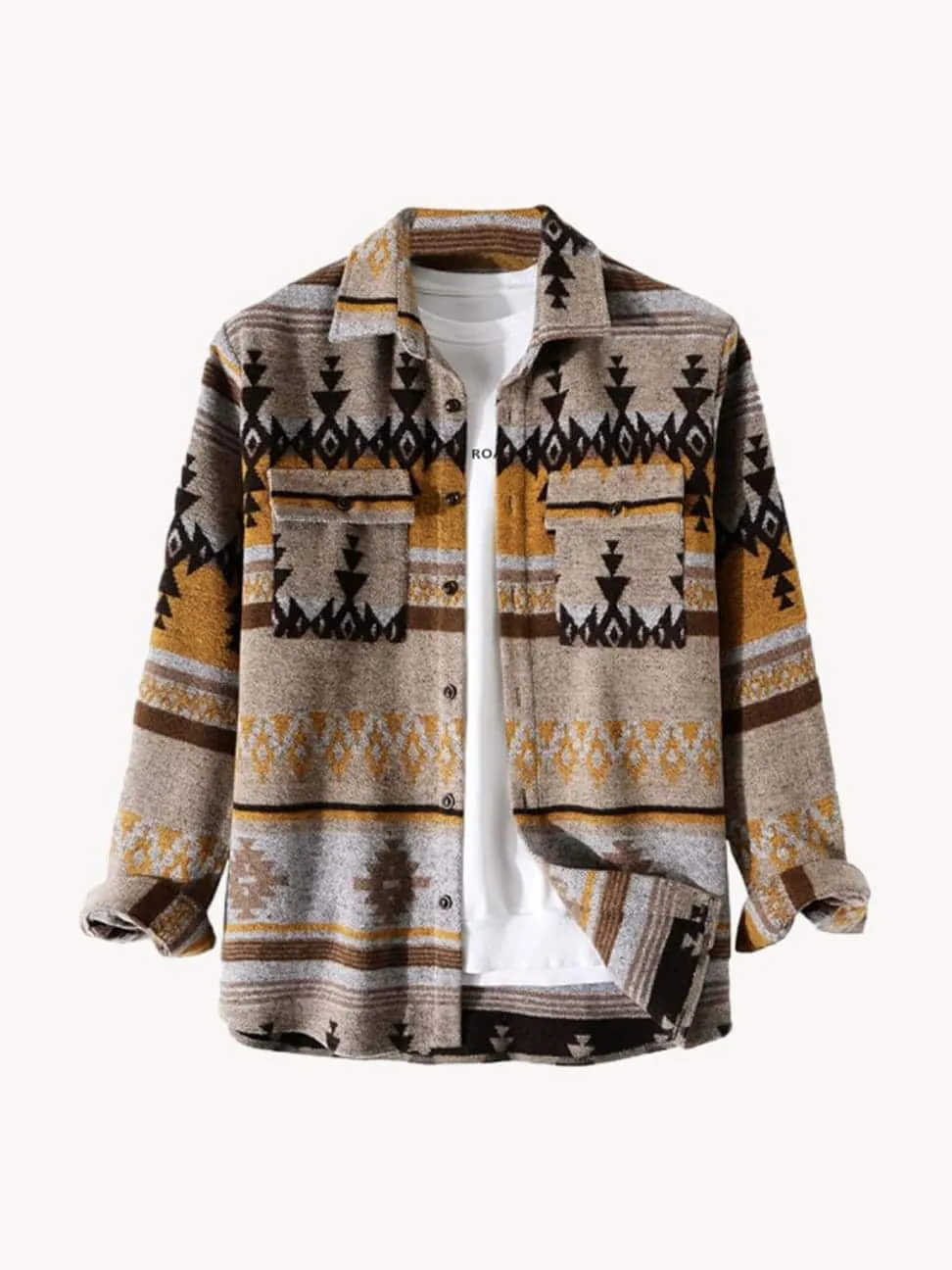 Wool button down jacket
