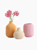 Set of 3 Ceramic Vase