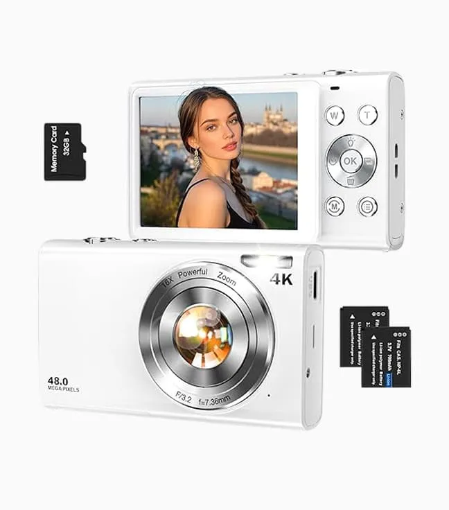 Digital Camera, FHD 1080P Camera, Compact Small Camera