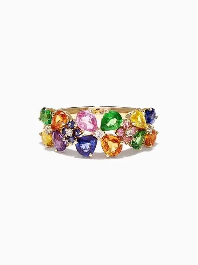 14K Gold Plated Eternity Ring