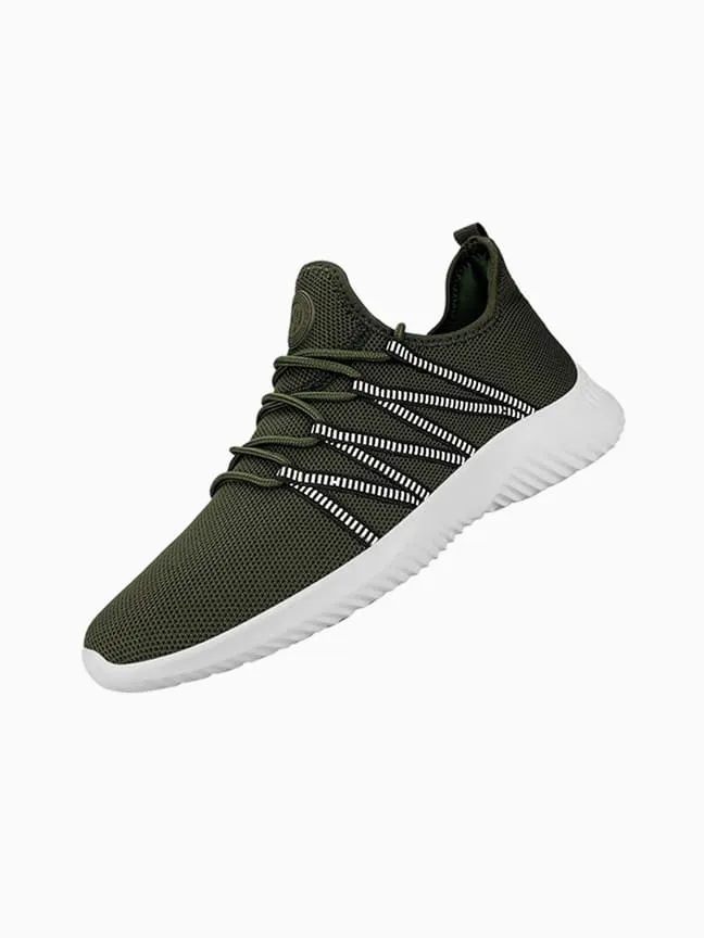 Stretch running shoes