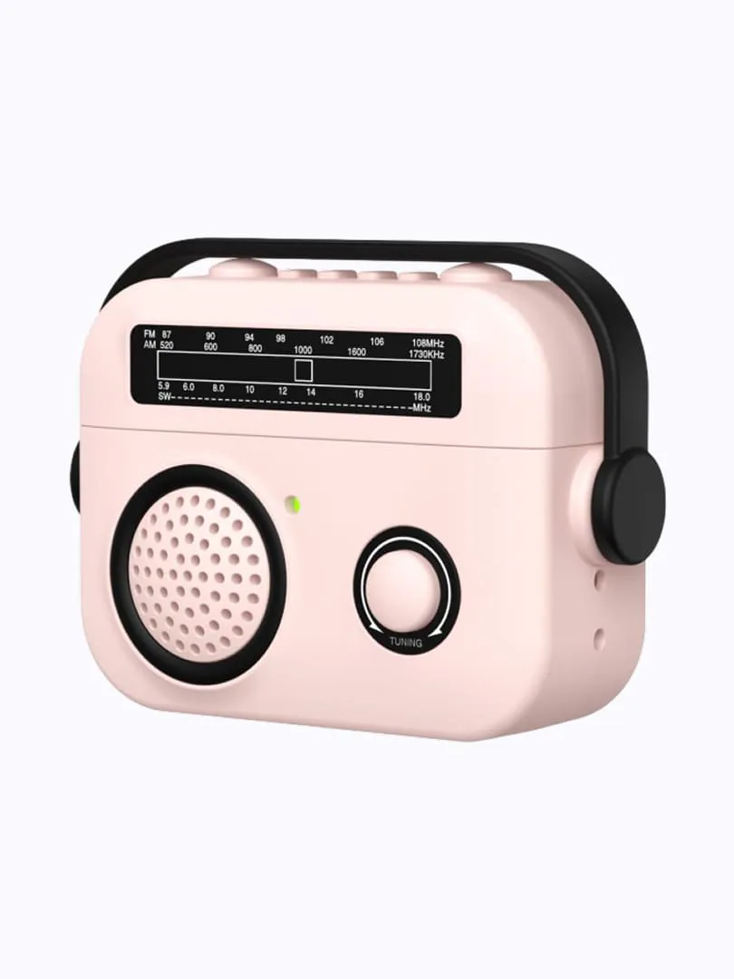 Creative Vintage Mini Radio Earphone Case